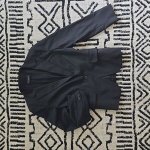 Piazza Sempione Italian Black Blazer Size 46 (10)